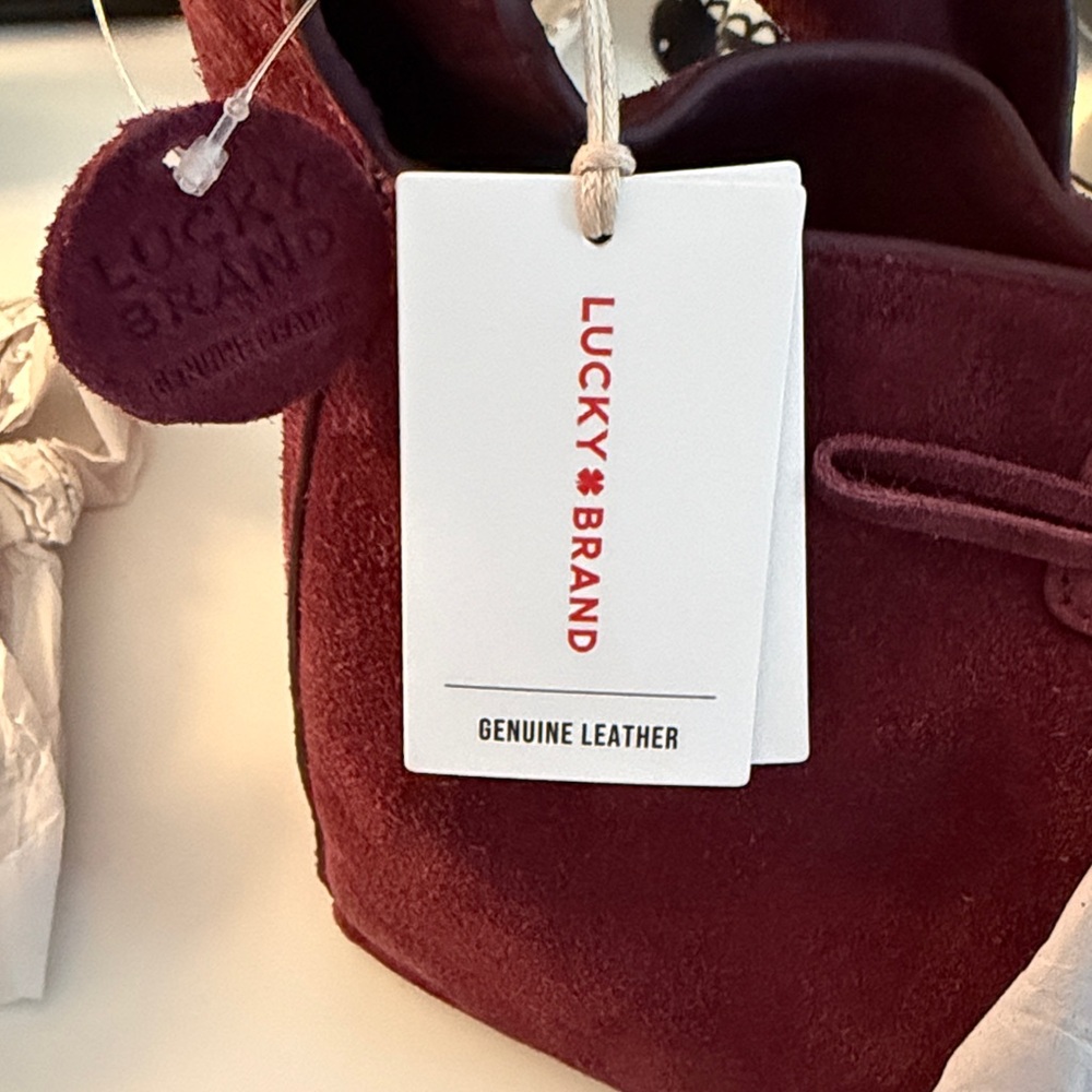 Lucky Brand Clem Suede Mini Hobo Bag NWT - Picture 4 of 5